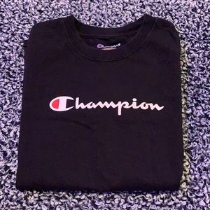 Black champion t-shirt